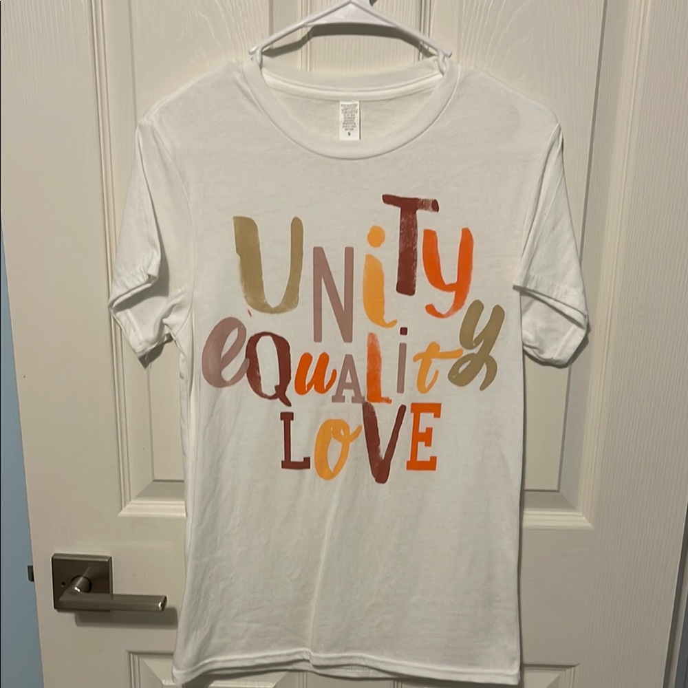 Unity Equality Love White T-Shirt